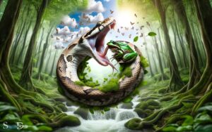 Snake Eating Frog Spiritual Meaning: Rebirth!