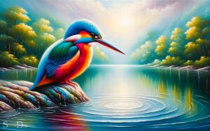 What is the spiritual meaning of seeing a kingfisher? Peace!