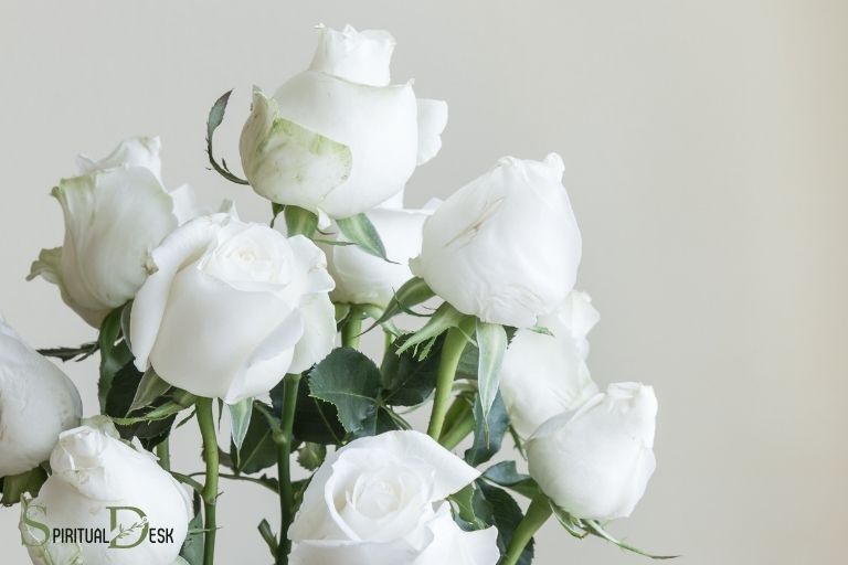what is the spiritual meaning of white roses