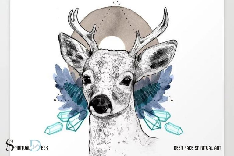 deer face spiritual art