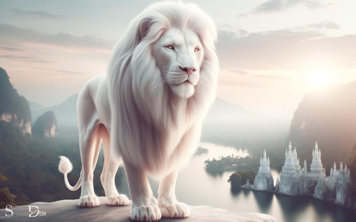 What Does A White Lion Symbolize Spiritually 01