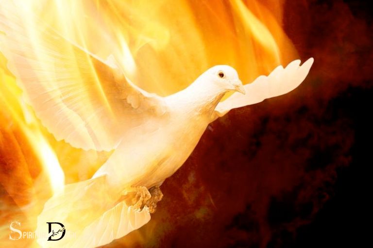 burning dove meaning spiritual