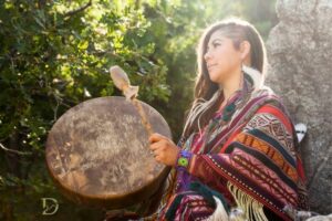 Spiritual Bear Hide Drum: Used in Rituals & Ceremonies!