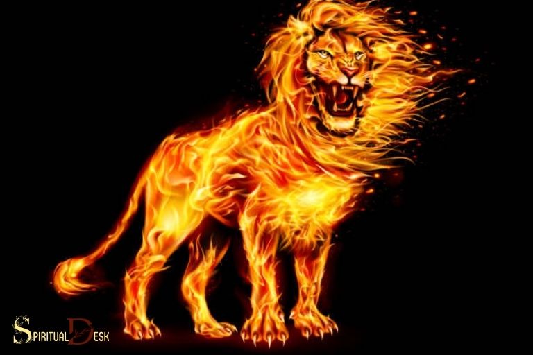 lion of fire spiritual meaning