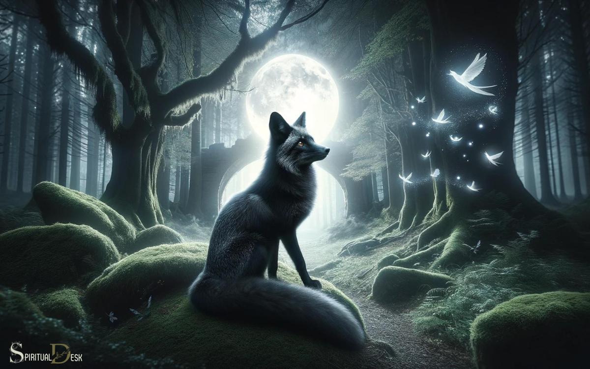 The Black Fox As A Messenger Of Spiritual Wisdom