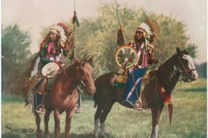 Native American Man in a Horse Spirituality: Connection!