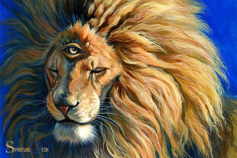 spiritual third eye lion