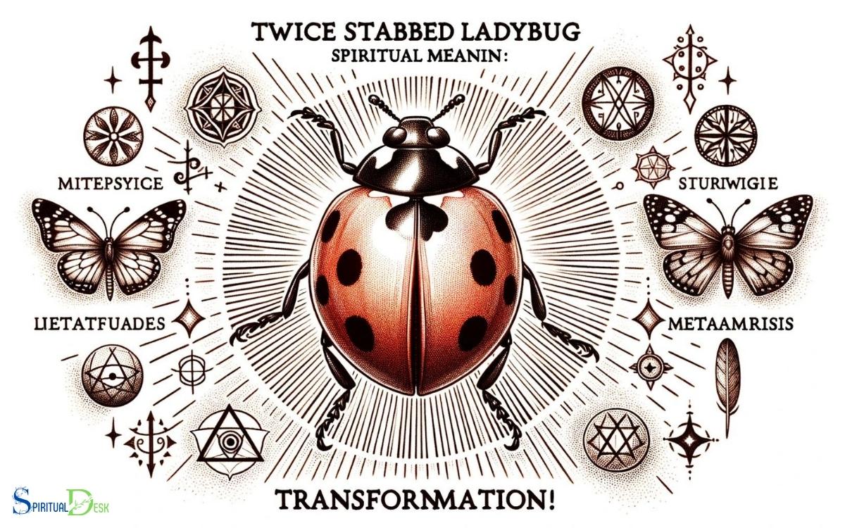 Twice Stabbed Ladybug Spiritual Meaning  Transformation!