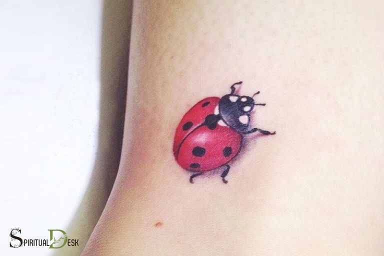 Small ladybug tattoo is cute and fascinating body decoration