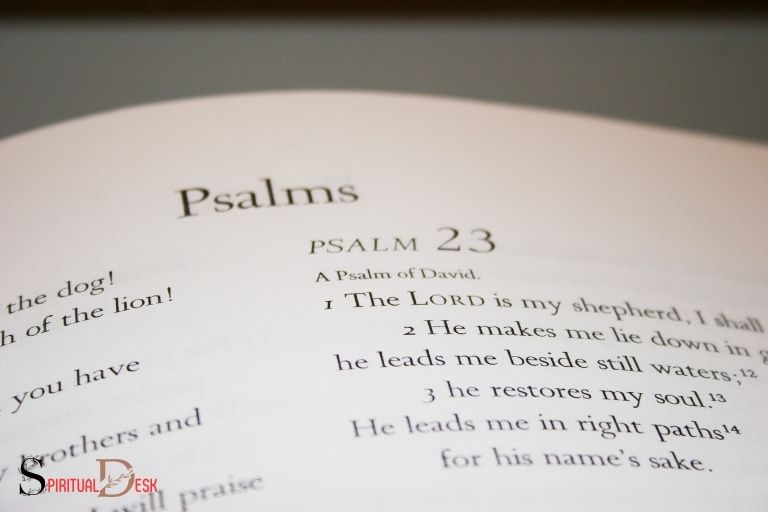 what is the spiritual meaning of psalm 23