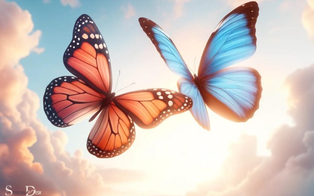 Butterflies Flying Together Spiritual Meaning Love Unity