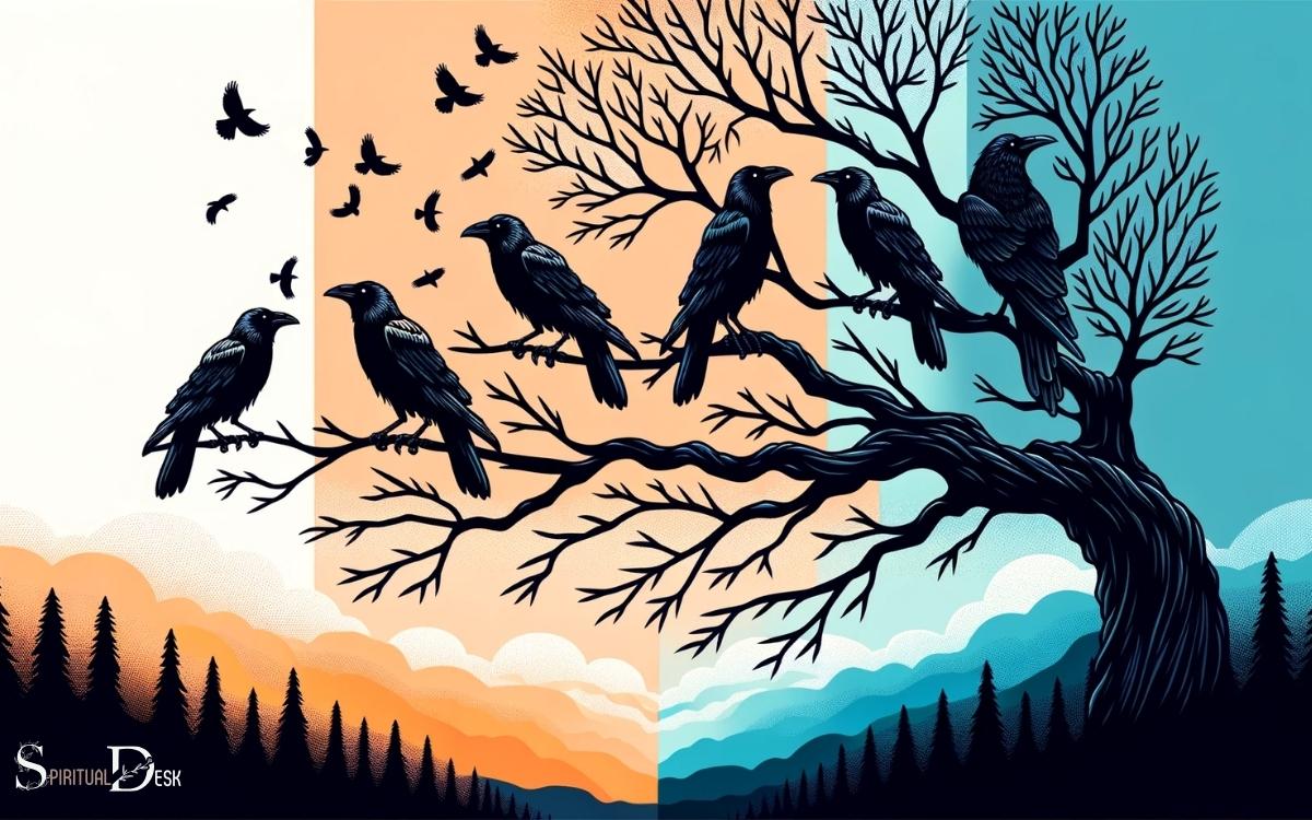 4 crows spiritual meaning love