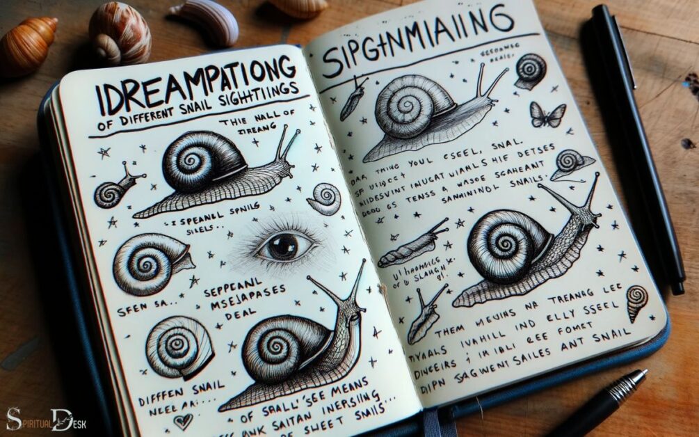 Interpretations Of Different Snail Sightings