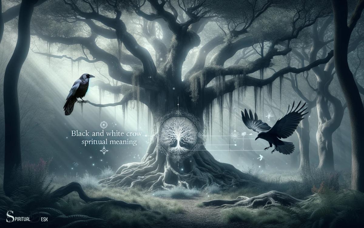 Black And White Crow Spiritual Meaning 01
