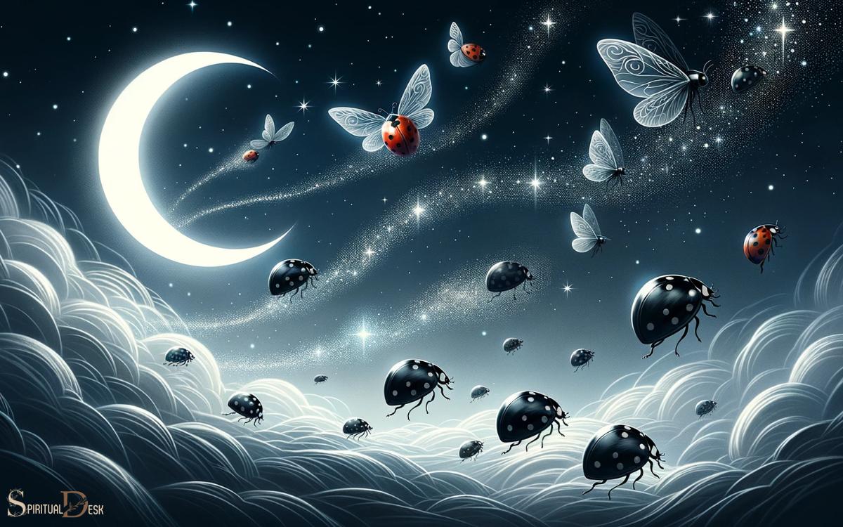 Black Ladybugs as Spiritual Messengers