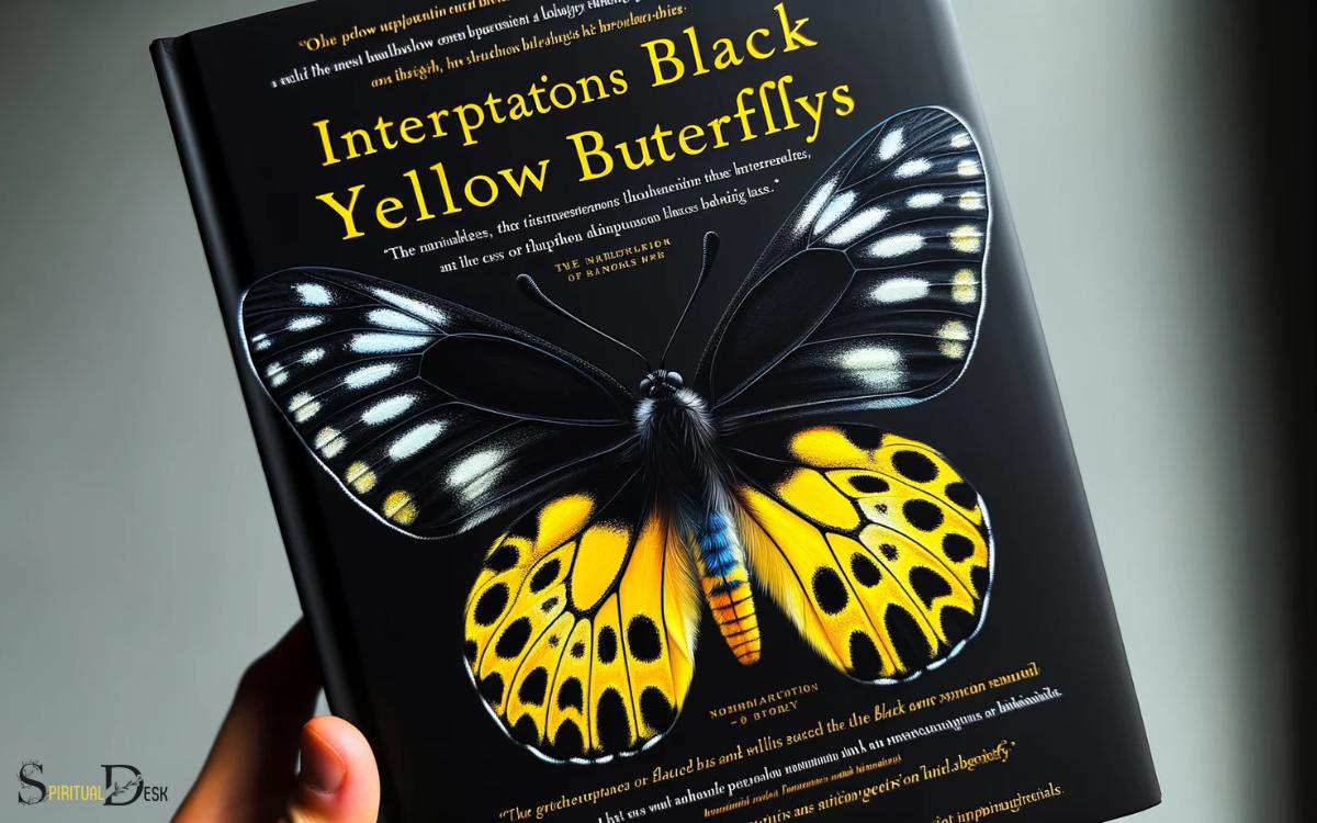 Interpretations Of Black And Yellow Butterflies