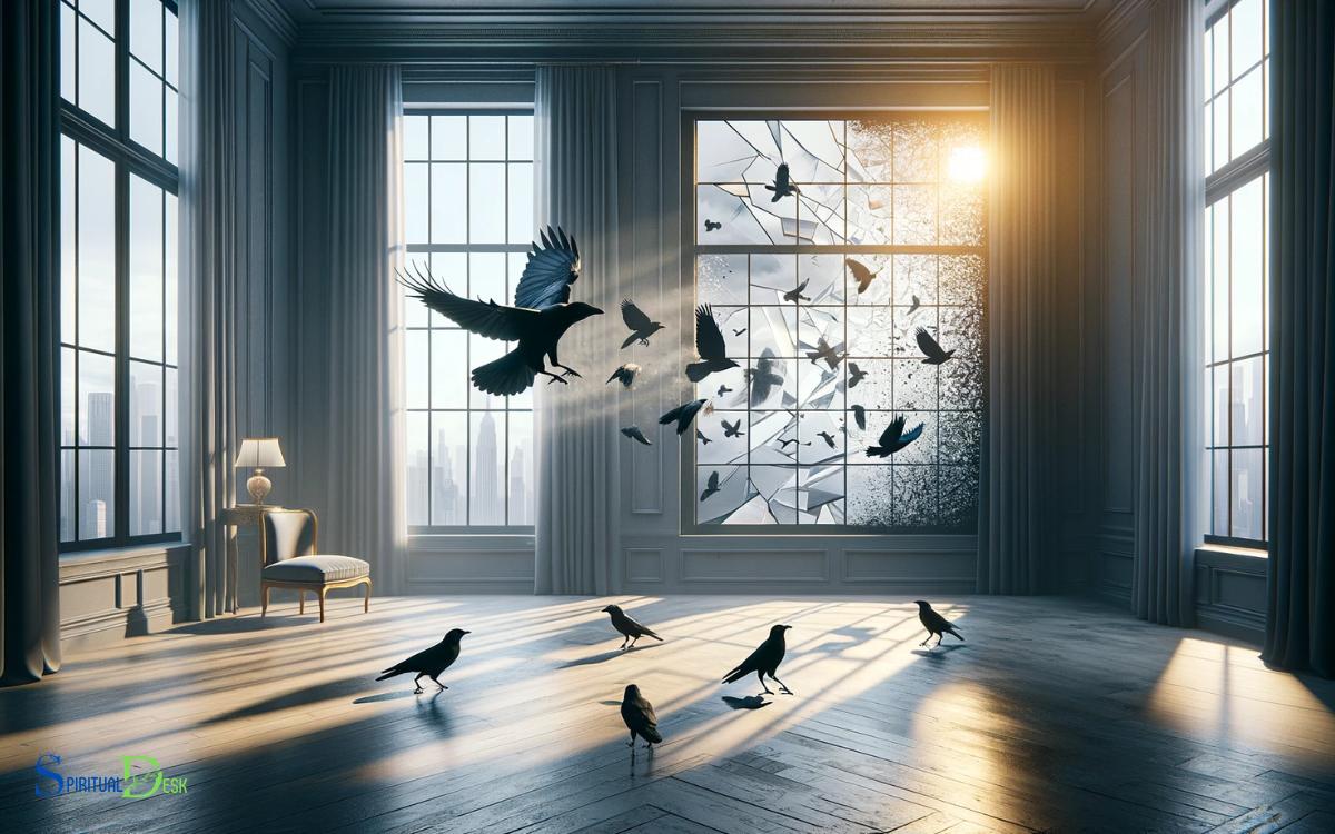 Interpretations Of Crow Hitting Window