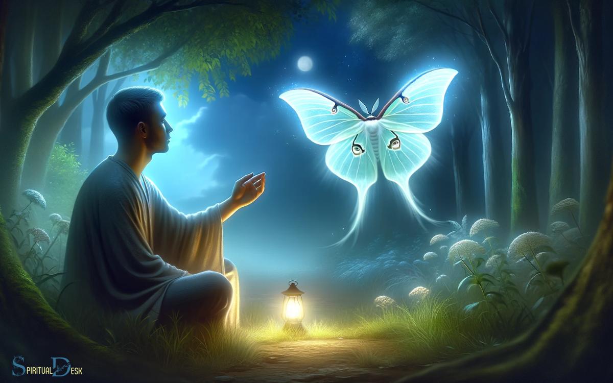 Interpreting The Spiritual Messages Of A Luna Moth Encounter
