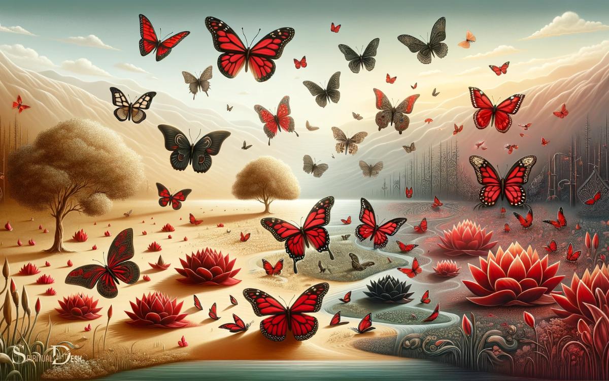 Red And Black Butterflies In Different Spiritual Beliefs