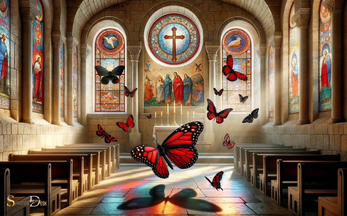 Red And Black Butterfly Symbolism In Christianity And Biblical References