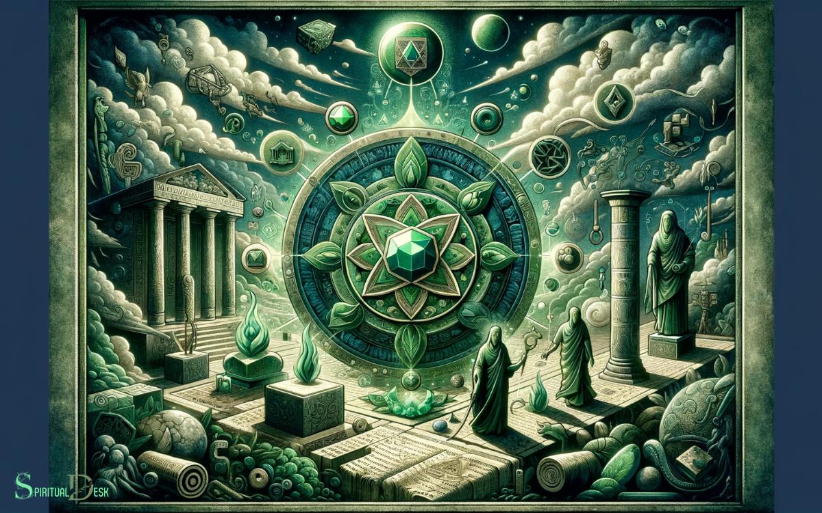 Symbolism in Ancient Cultures Green