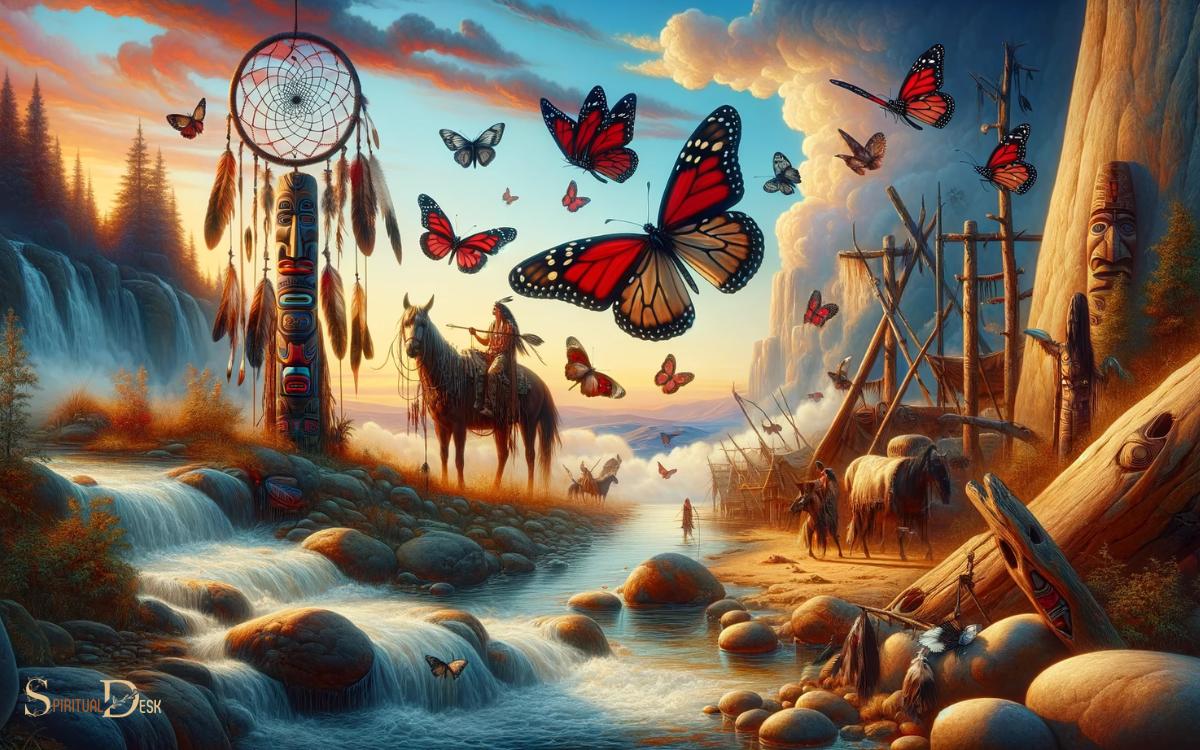 The Significance Of Red And Black Butterflies In Native American Spirituality
