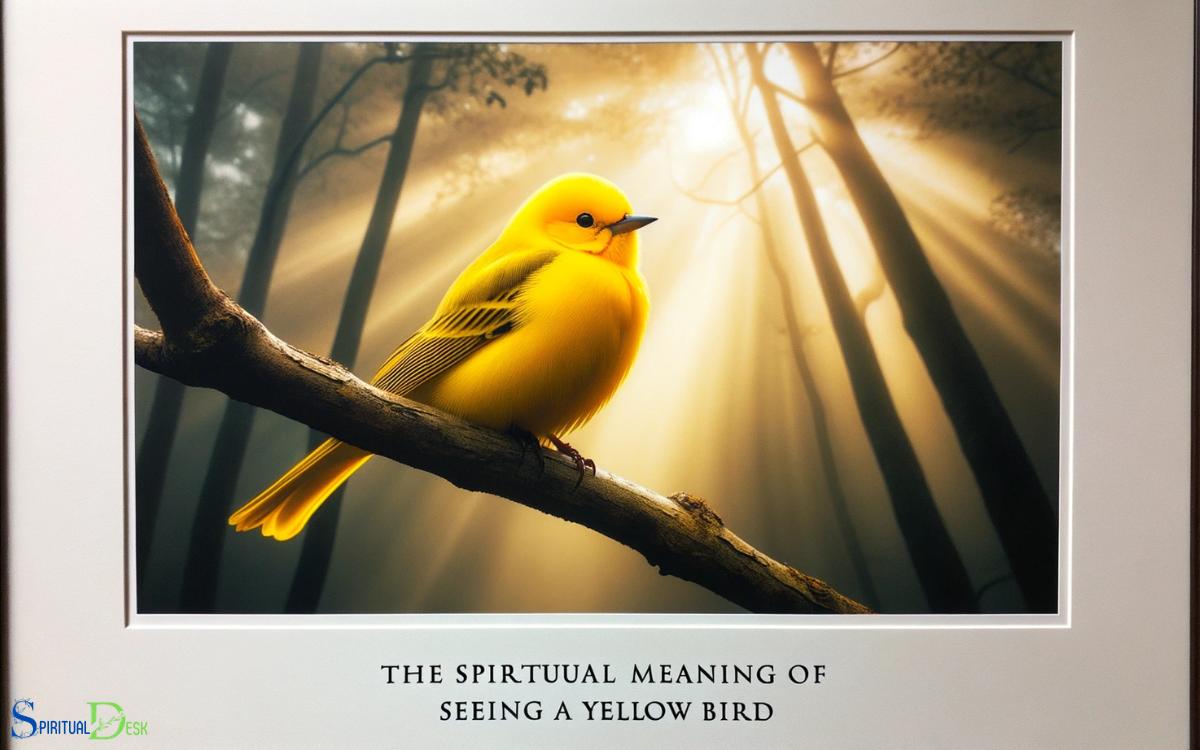 The Spiritual Meaning of Seeing a Yellow Bird