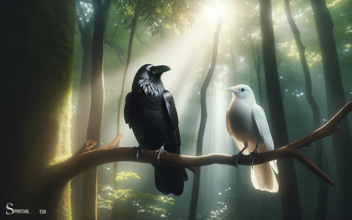 Understanding The Spiritual Significance Of Black And White Crows