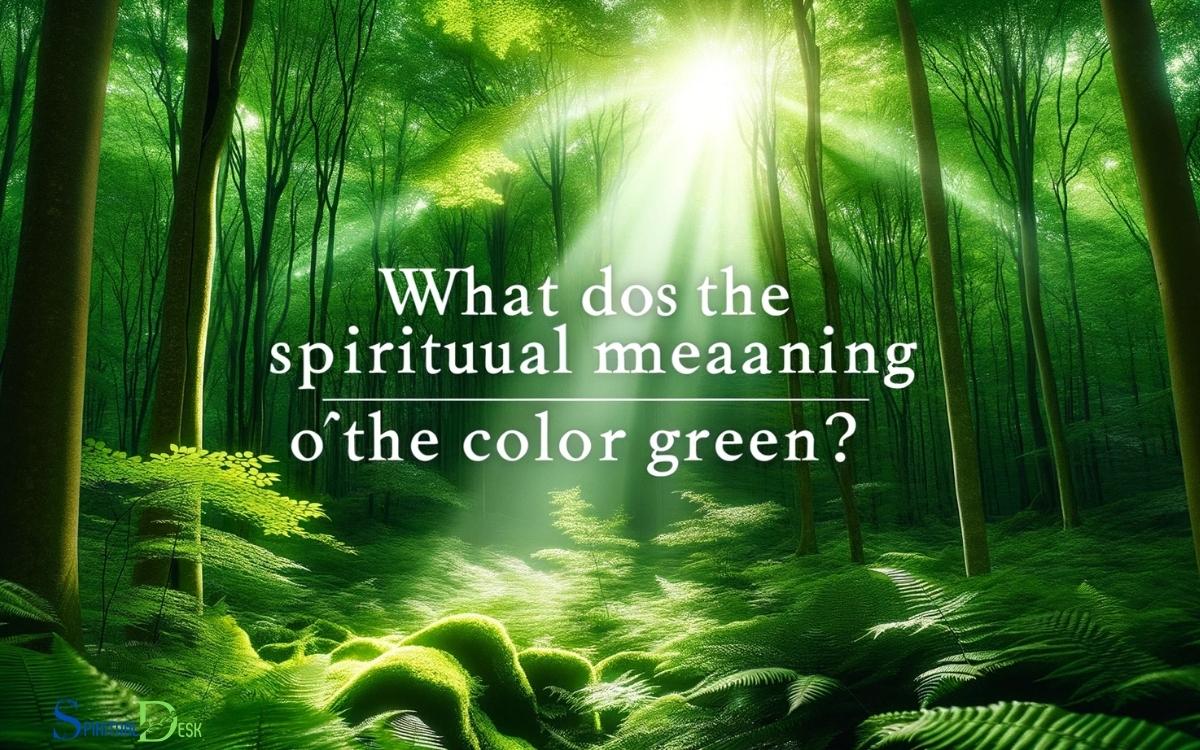 What Is The Spiritual Meaning Of The Color Green
