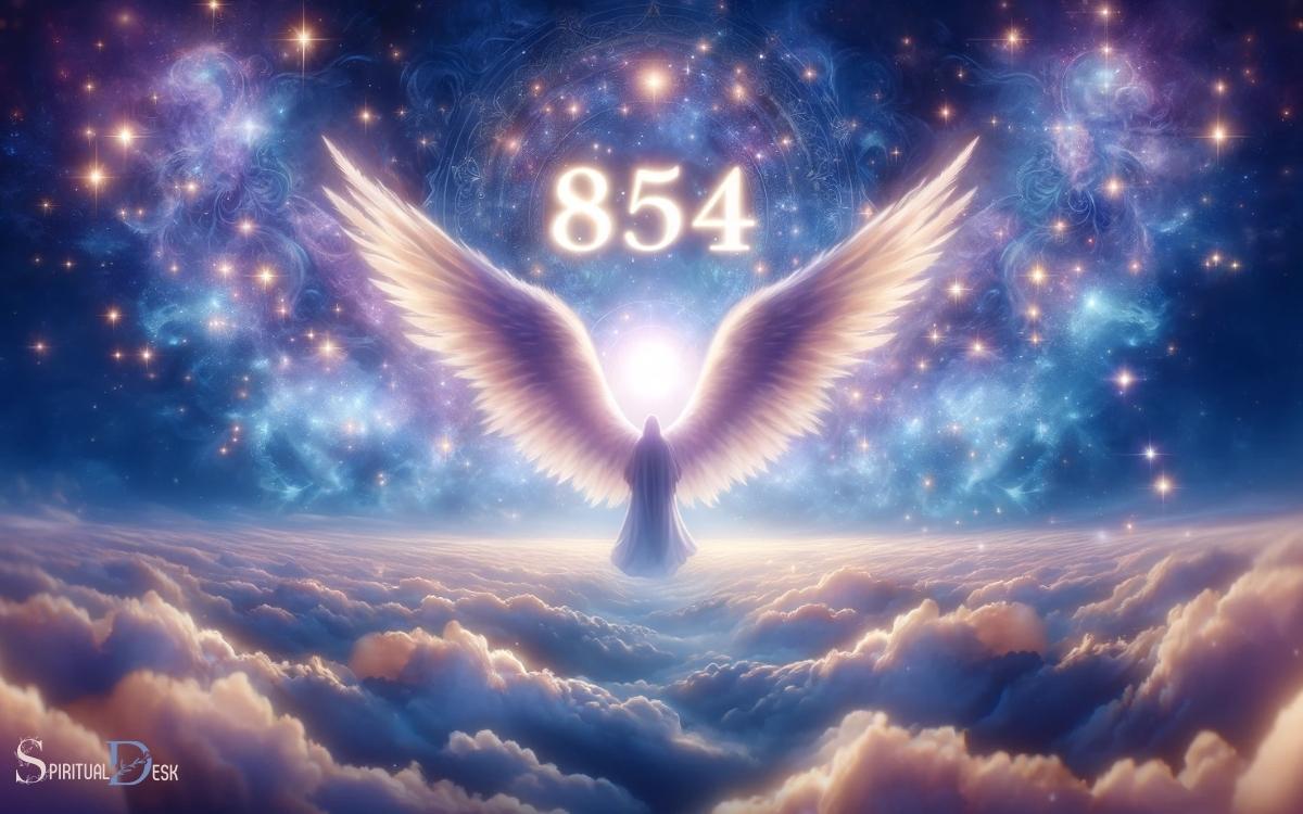 angel number 854 spiritual meaning