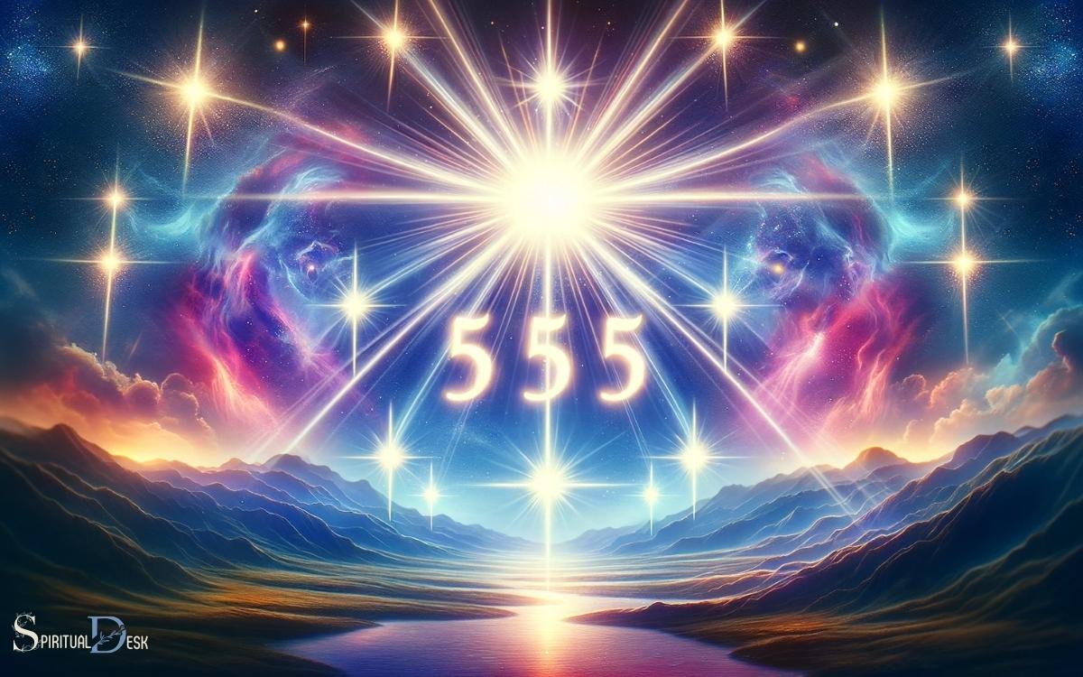 5 55 angel number spiritual meaning