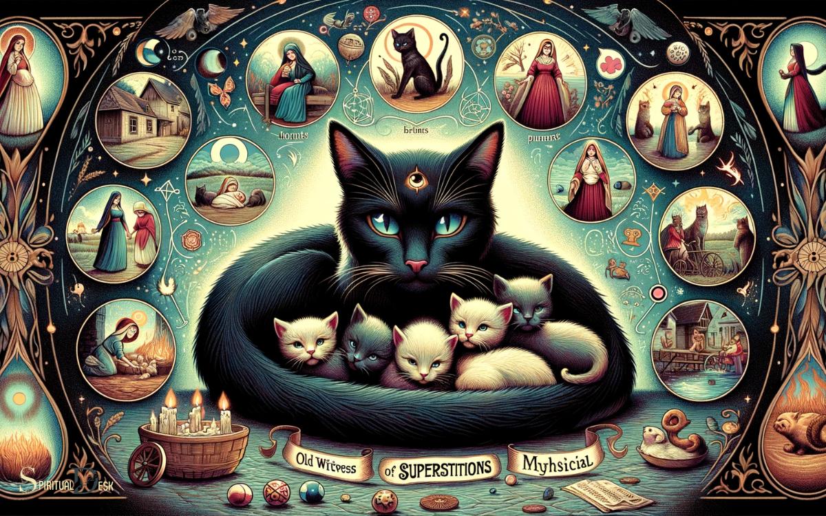 Connection Between Nature and Spirituality Cat Giving Birth