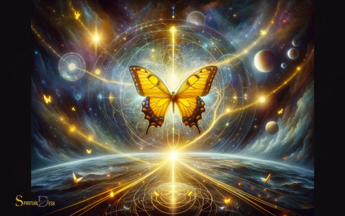 Messages and Guidance From the Universe Yellow Butterfly