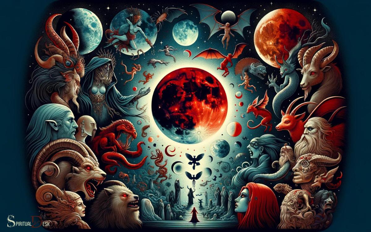 Mythological Interpretations of Blood Moon