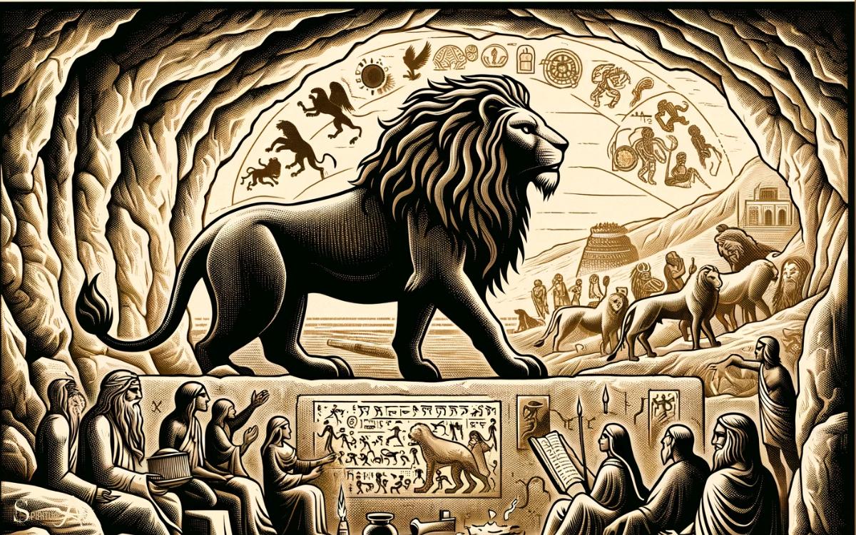 Origins of the Black Lion Symbol