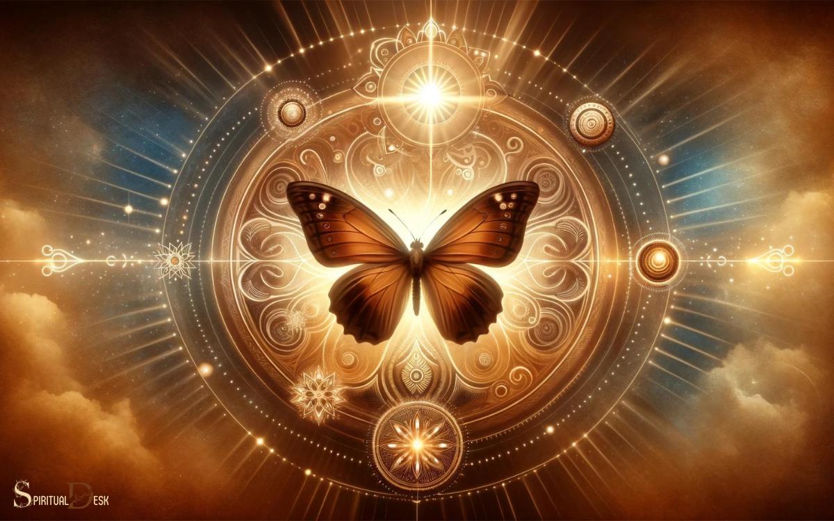 Spiritual Messages and Guidance Brown Butterfly