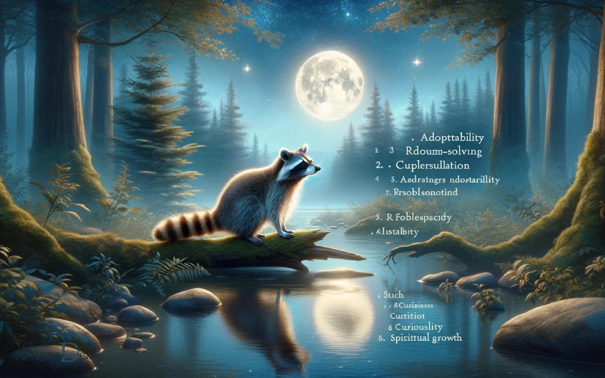 Spiritual Messages and Lessons Raccoon