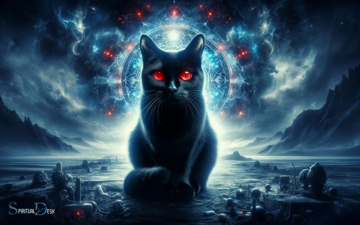 Black Cat with Red Eyes Spiritual Meaning