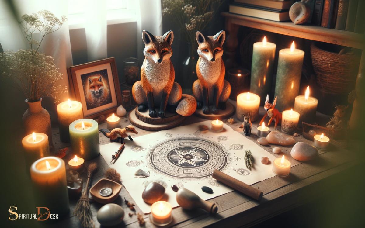 Creating-An-Altar-Or-Sacred-Space-Dedicated-To-Fox-Energy