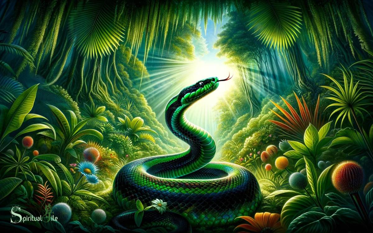 Green-and-Black-Snake-Spiritual-Meaning